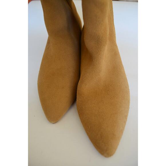 Anthropologie Silent D Bianca Boots Suede Size 38 - Picture 5 of 8